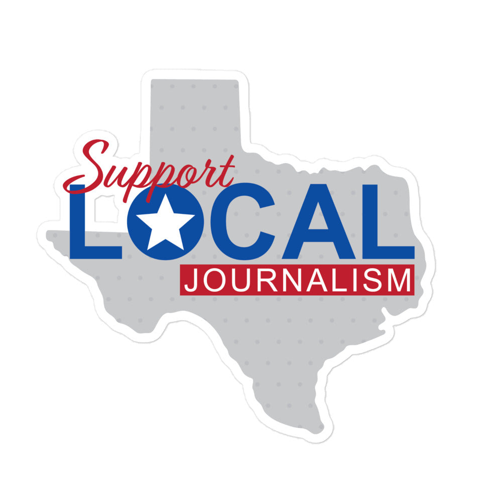 Support Local Journalism stickers